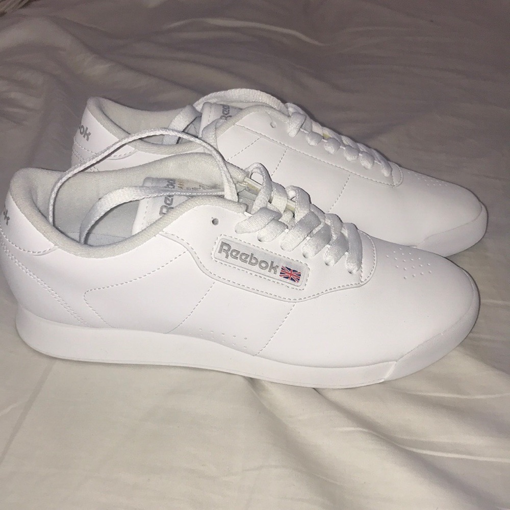Brand new white Reebok's